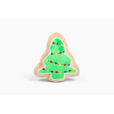 Christmas Sugar Cookie Plush Dog Toy- Christmas Tree…