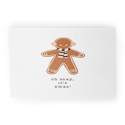 Orara Studio Oh Snap It Is Xmas Welcome Mat -Society6