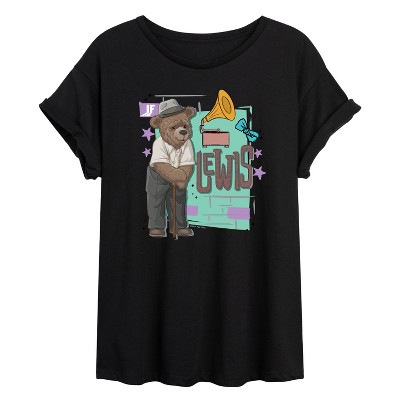 Women's - IF Movie - Lewis Poster Oversized Graphic T-Shirt