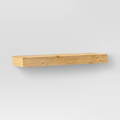 24" Floating Wood Shelf - Threshold™