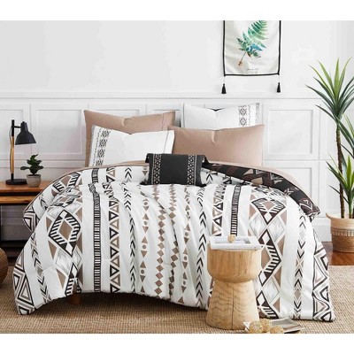 8 Pieces Reversible Boho Comforter Set