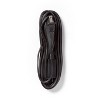 12' Indoor Cord 4 with 3 Outlets and Sliding Safety Cover Black - Dealworthy™ - 2 of 3