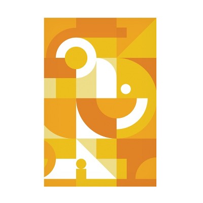 Trademark Fine Art - Incado Orange Graphics Canvas Art