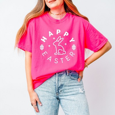 Simply Sage Market Happy Easter Eggs Garment Dyed Tee