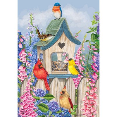 Briarwood Lane Garden Flag 12x18 For Outdoor Birds of Spring Floral For Spring Garden Flag Flags For Outside