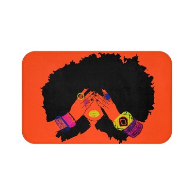 Pardon My Fro 30" x 20" Microfiber Plush Bath Mat