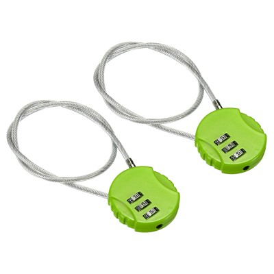 Unique Bargains Gym Locker Small 3-Digit Combination Padlocks