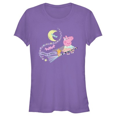 Juniors Womens Peppa Pig Magic Is Real T-Shirt