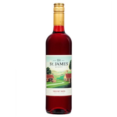St. James Velvet Red Blend Wine - 750ml Bottle