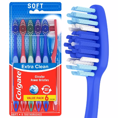 Colgate Extra Clean Manual Toothbrush - Soft