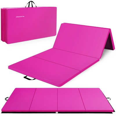 BalanceFrom All Purpose 4'x10'x2" Extra Thick High Density Anti Tear Gymnastics Gym Folding Exercise Aerobics Mats