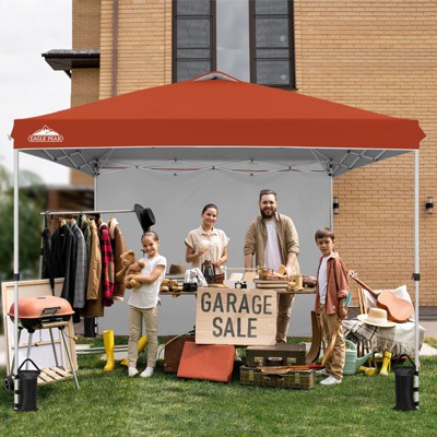 EAGLE PEAK Pop Up Canopy Tent with 1 Sidewall, Easy Setup Event Tent