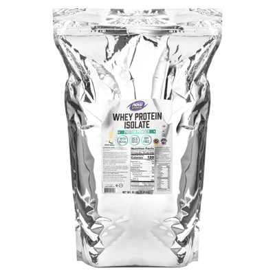 NOW Foods Sports, Whey Protein Isolate, Creamy Vanilla, 10 lbs (4.54 kg)