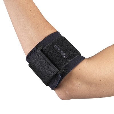 OTC Elbow Strap, Pressure Pad Compression, Neoprene, Black
