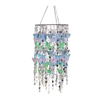 Ultimate Innovations Color Changing Butterfly Metal Chandelier Hanging Light Ocean