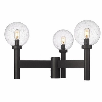 Z-Lite Laurent 3 - Light Post Light in  Black