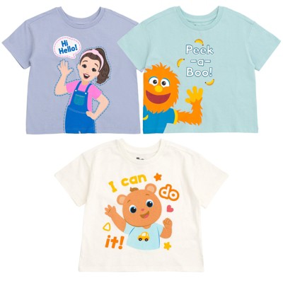 Ms. Rachel 3 Pack T-Shirts Infant