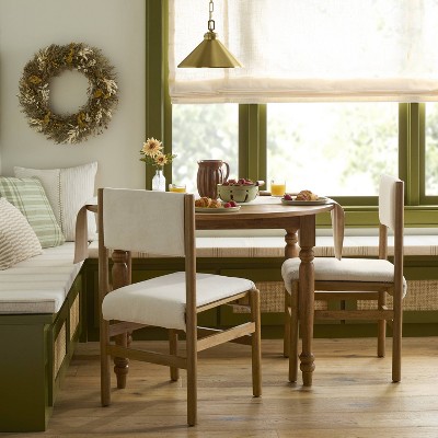 Dowel Leg Upholstered Armless Dining Chair - Hearth & Hand™ with Magnolia Furniture