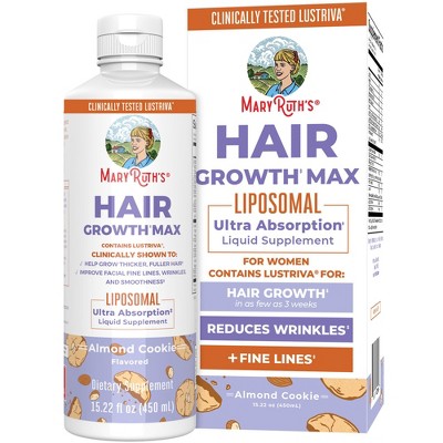 MaryRuth's Hair Growth Max Liposomal, Almond Cookie