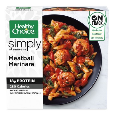 Healthy Choice Simply Steamers Frozen Meatball Marinara - 10oz