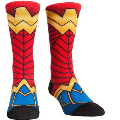 Rock Em Elite Wonder Woman Hyper Suit Super Hero Crew Socks