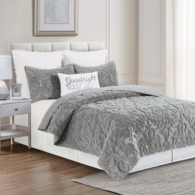 C&F Home Cornelia Cotton Quilt Set  - Reversible and Machine Washable