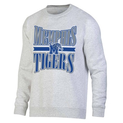NCAA Memphis Tigers Unisex Ash Crew Fleece Sweatshirt