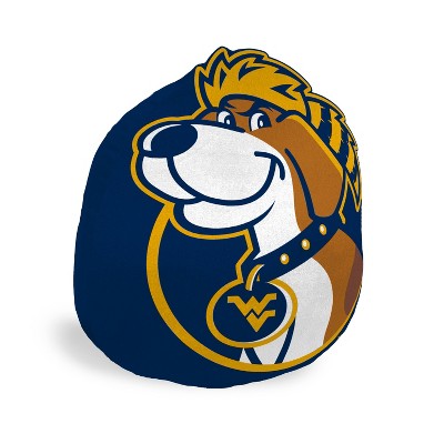 NCAA West Virginia Mountaineers Plushie Mascot Pillow: Sports Team Logo Novelty Pillow