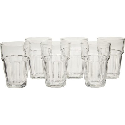Bormioli Rocco 21.75 oz. Rock Bar Super Cooler Stackable Drink Glass, 6-Piece, Clear