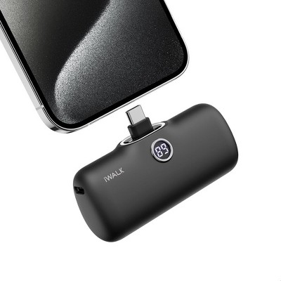 iWALK 4800mAh Portable Charger 20W  with LED Display Power Bank Small Fast Charging Battery Pack Compatible iPhone 14/13/12/11/XR/XS/X/8/7/6 & Airpods