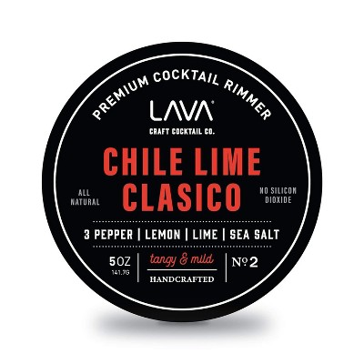 LAVA Premium All Natural Chile Lime Clasico Cocktail Rimmer 5oz