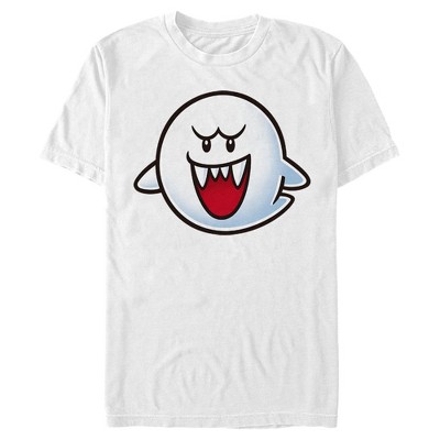 Men's Nintendo Mario Boo Ghost Smile T-Shirt