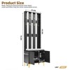 CAVINAS Hall Tree with Bench and Storage Adjustable Modern Coat Rack with 8 Hooks for Hallway - 3 of 4