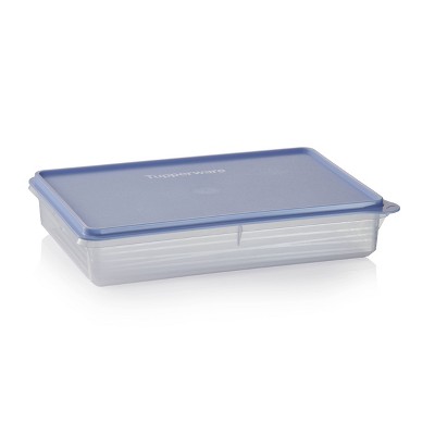 Tupperware Large Star Snack Food Storage Container: Air Tight, Dishwasher-Safe, 14.75 Volume, Blue/Clear