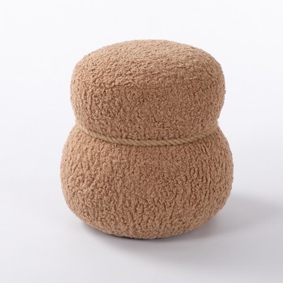 Maliang Ottomans, Snowman Stool, Greig Plush Cushion, Suitable For Any Space