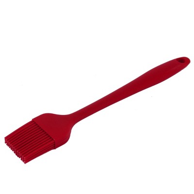 Unique Bargains Silicone Pastry Grill Roast Basting Non-stick Barbecue Oil Brush Red