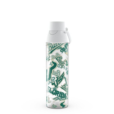 NCAA South Florida Bulls Tervis All Over Venture Water Bottle - 24oz: Flip-Top Lid