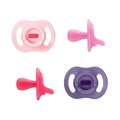 Tommee Tippee Ultra-Light Stay Put Silicone Pacifier 18-36 Months - 4pk