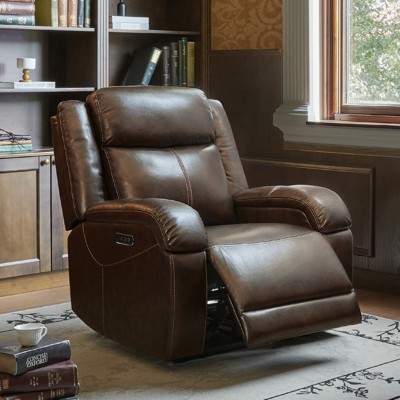 Spruce & Spring Power Recliner Chairs with Power Headrest & Charging Ports