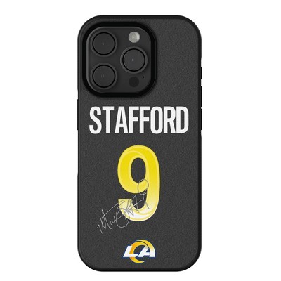 Keyscaper NFL Los Angeles Rams Players Game Tactic Bump Cell Phone Case for Apple iPhone
