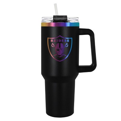 NFL Las Vegas Raiders Black Radiance Colossus Travel Mug - 40oz