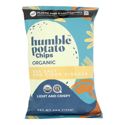 Humble Potato Chips - Sea Salt and Cider Vinegar - 5 oz (Case of 12)