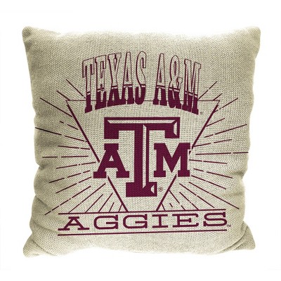 NCAA Texas A&M Aggies 26 x 26 Woven Tapestry Pillow