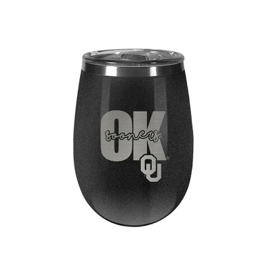 NCAA Oklahoma Sooners 10oz Onyx Wine Tumbler