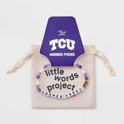 Little Words Project TCU Beaded Bracelet
