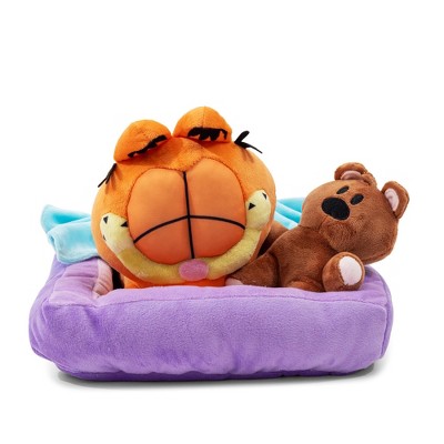 Golden Bell Studios Garfield Sleeping With Pookie 7-Inch Collector Plush