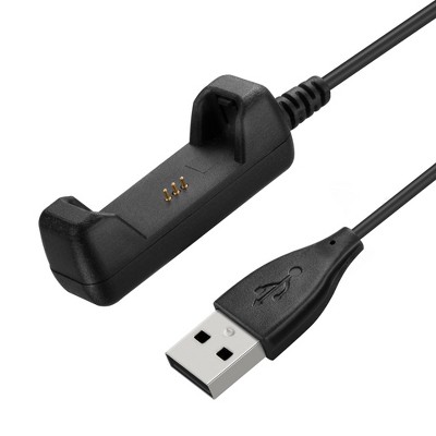 Insten USB Charger Compatible with Fitbit Flex 2 Wireless Activity and Fitness Tracker Wristband, with 10-Inch Cable, NOT Compatible with Flex, Black