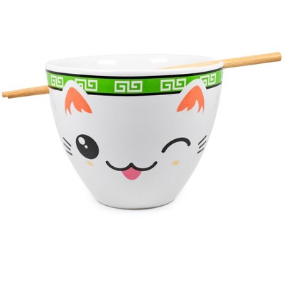 BOOM Bowl Bop Miso Happy Dinnerware Set | 16-Ounce Ramen Bowl, Chopsticks