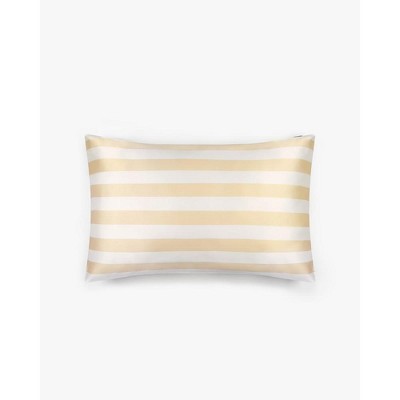 Mommesilk Striped Silk Pillowcase
