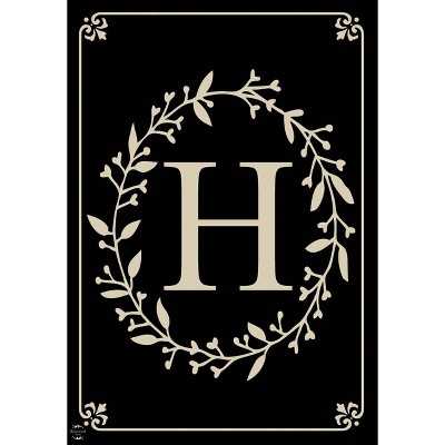 Briarwood Lane Everyday Garden Flag 18x12.5 For Outdoor Briarwood Lane Classic Monogram Letter H Garden Flag Flag Garden Flag Flags For Outside
